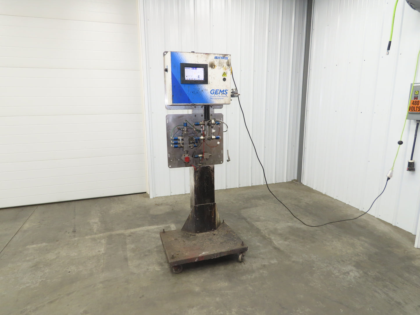 Binks E2L-125201 Gems Mix Solutions 5-Color Paint Proportioner System Read Desc