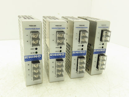 Rhino PSB24060 Power Supply 24VDC 2.5A Output 100-240VAC 1Ph 1.5A Input Lot of 4