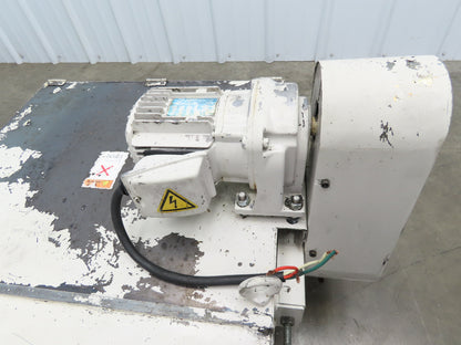 Enomoto BEA MA-500H Flat Chip Conveyor 20" Belt 40" Infeed 220V 3PH 9' 2"OAL