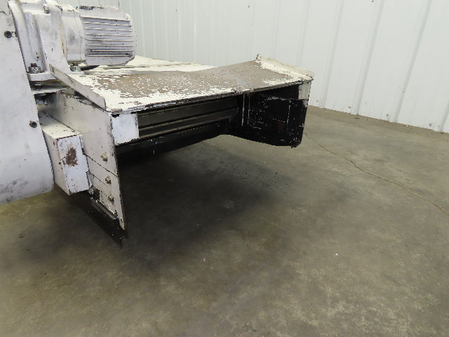 Enomoto BEA MA-500H Flat Chip Conveyor 20" Belt 40" Infeed 220V 3PH 9' 2"OAL