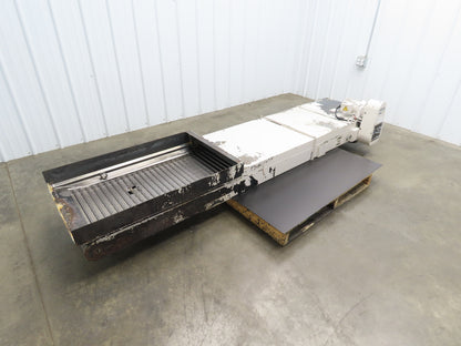 Enomoto BEA MA-500H Flat Chip Conveyor 20" Belt 40" Infeed 220V 3PH 9' 2"OAL