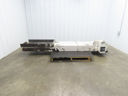 Enomoto BEA MA-500H Flat Chip Conveyor 20" Belt 40" Infeed 220V 3PH 9' 2"OAL