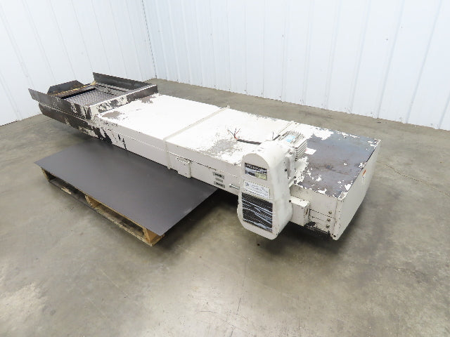 Enomoto BEA MA-500H Flat Chip Conveyor 20" Belt 40" Infeed 220V 3PH 9' 2"OAL