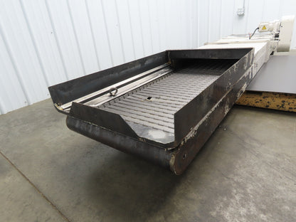 Enomoto BEA MA-500H Flat Chip Conveyor 20" Belt 40" Infeed 220V 3PH 9' 2"OAL