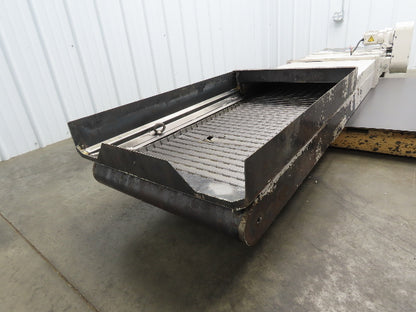 Enomoto BEA MA-500H Flat Chip Conveyor 20" Belt 40" Infeed 220V 3PH 9' 2"OAL