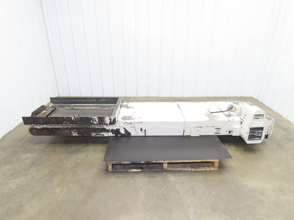 Enomoto BEA MA-500H Flat Chip Conveyor 20" Belt 40" Infeed 220V 3PH 9' 2"OAL