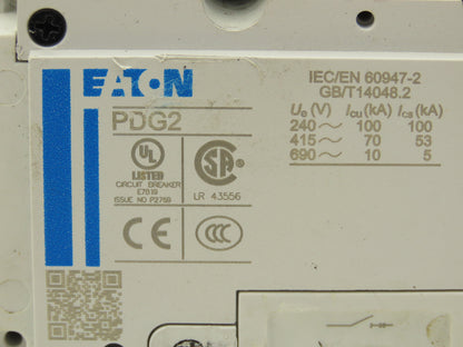 Eaton PDG2 Power Defense Molded Case Circuit Breaker 480V 60A 3 Pole