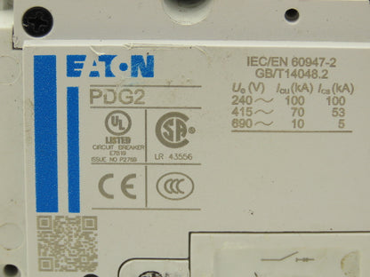 Eaton PDG2 Power Defense Molded Case Circuit Breaker 480V 60A 3 Pole