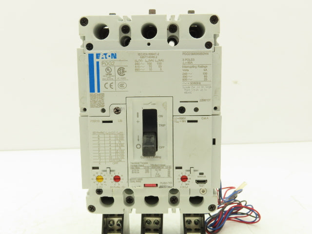 Eaton PDG2 Power Defense Molded Case Circuit Breaker 480V 60A 3 Pole