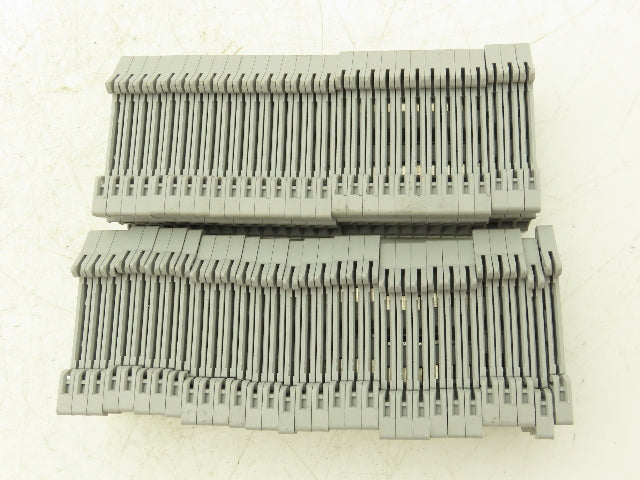 Eaton UT 2.5-4 Feed-Through Terminal Block Gray 4 Wire 150V 20A 2.5mm² Lot of 60