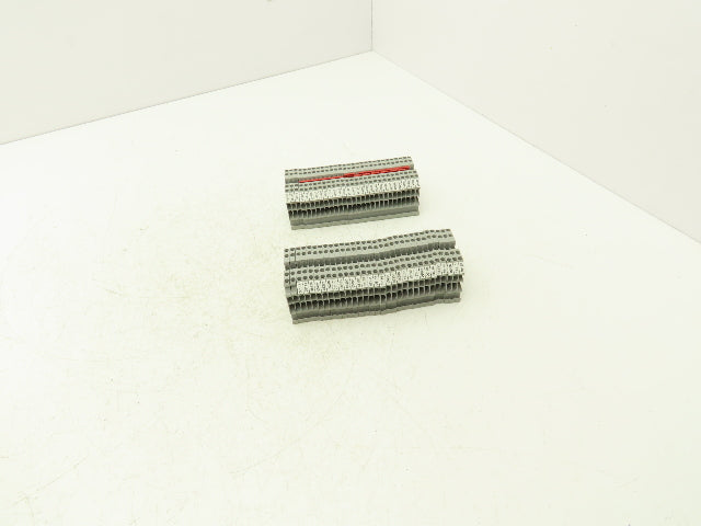 Eaton UT 2.5-4 Feed-Through Terminal Block Gray 4 Wire 150V 20A 2.5mm² Lot of 60