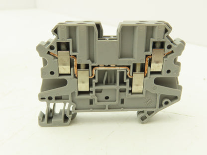 Eaton UT 2.5-4 Feed-Through Terminal Block Gray 4 Wire 150V 20A 2.5mm² Lot of 60