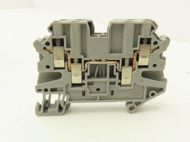 Eaton UT 2.5-4 Feed-Through Terminal Block Gray 4 Wire 150V 20A 2.5mm² Lot of 60