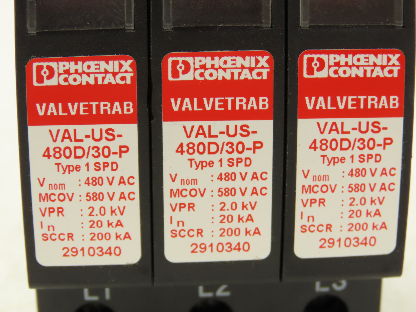 Phoenix Contact VAL-US-480D/30/3+0-FM Surge Protection Device 480VAC Delta