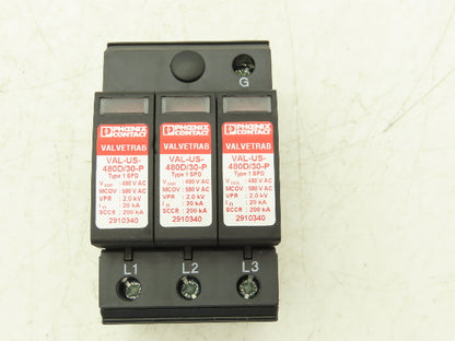 Phoenix Contact VAL-US-480D/30/3+0-FM Surge Protection Device 480VAC Delta