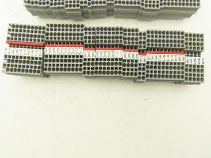 Eaton PT 2.5-4 Feed-Through Terminal Block Gray 4 Wire 600V 2.5mm² Lot of 148