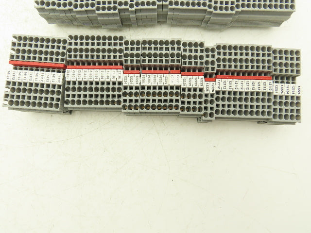 Eaton PT 2.5-4 Feed-Through Terminal Block Gray 4 Wire 600V 2.5mm² Lot of 148