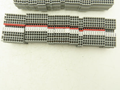 Eaton PT 2.5-4 Feed-Through Terminal Block Gray 4 Wire 600V 2.5mm² Lot of 148