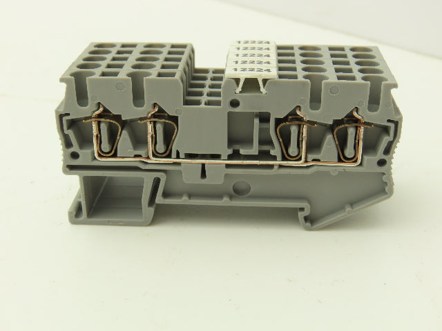 Eaton PT 2.5-4 Feed-Through Terminal Block Gray 4 Wire 600V 2.5mm² Lot of 148