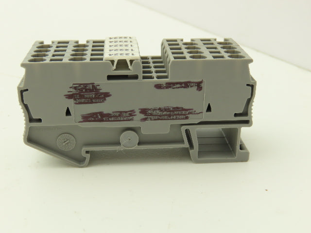 Eaton PT 2.5-4 Feed-Through Terminal Block Gray 4 Wire 600V 2.5mm² Lot of 148