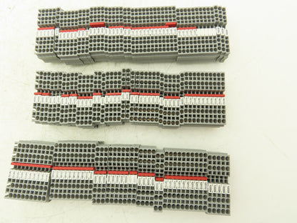 Eaton PT 2.5-4 Feed-Through Terminal Block Gray 4 Wire 600V 2.5mm² Lot of 148