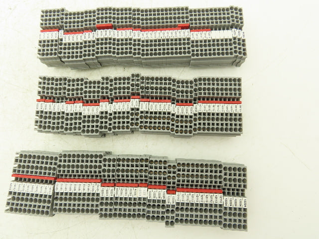 Eaton PT 2.5-4 Feed-Through Terminal Block Gray 4 Wire 600V 2.5mm² Lot of 148