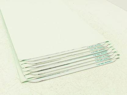 Uline H-1659-SIGN Reserved Parking Sign Green 12 x 18" Aluminum Lot of 8