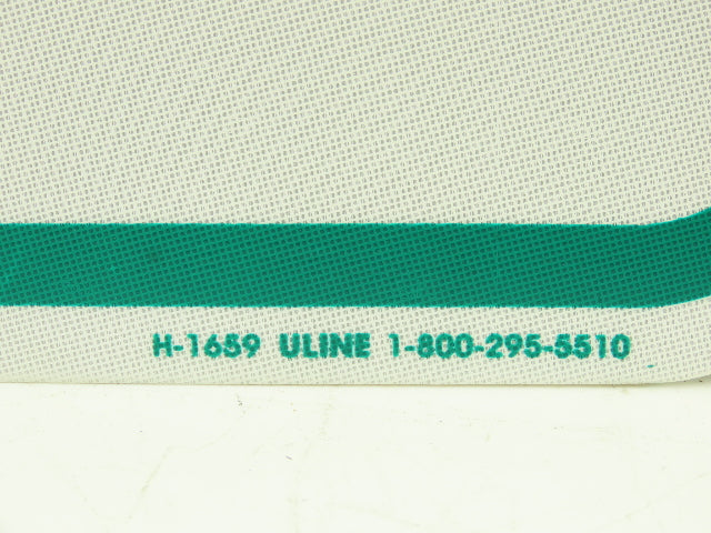 Uline H-1659-SIGN Reserved Parking Sign Green 12 x 18" Aluminum Lot of 8