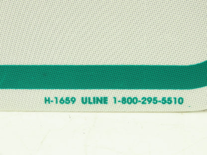 Uline H-1659-SIGN Reserved Parking Sign Green 12 x 18" Aluminum Lot of 8