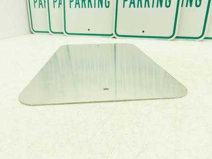 Uline H-1659-SIGN Reserved Parking Sign Green 12 x 18" Aluminum Lot of 8