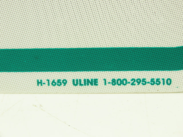 Uline H-1659-SIGN Reserved Parking Sign Green 12 x 18" Aluminum Lot of 10