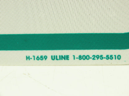 Uline H-1659-SIGN Reserved Parking Sign Green 12 x 18" Aluminum Lot of 10