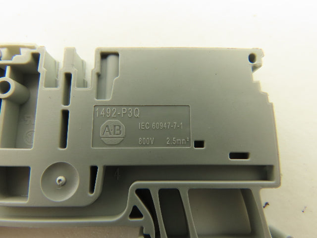 Allen Bradley 1492-P3Q Feed-Through Terminal Block Gray 4 Wire 2.5mm² Lot of 50