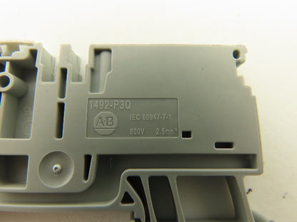 Allen Bradley 1492-P3Q Feed-Through Terminal Block Gray 4 Wire 2.5mm² Lot of 50