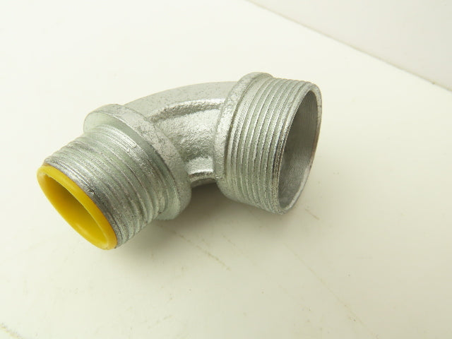 Crouse-Hinds LTB7590 90°  Male Liquid Tight Flex Conduit Box Connector Lot Of 9