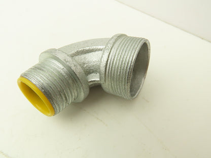 Crouse-Hinds LTB7590 90°  Male Liquid Tight Flex Conduit Box Connector Lot Of 9