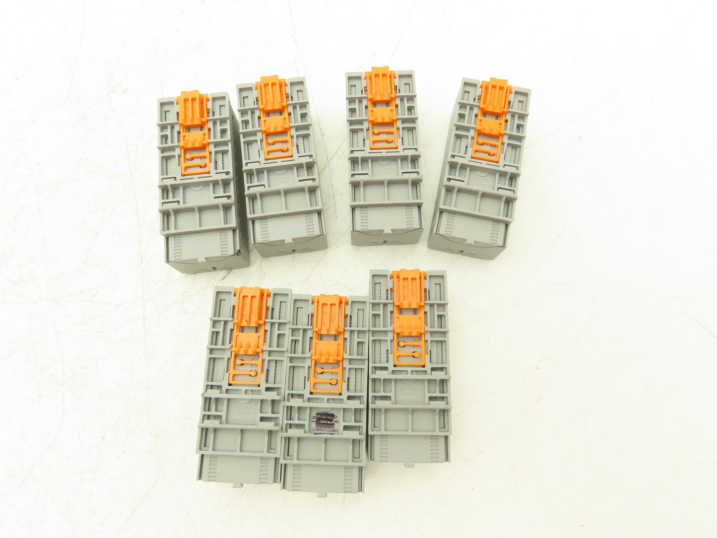 Phoenix Contact PTFIX-NS15/35 Terminal Block Gray 10 Wire 10mm² to 4mm² Lot of 7