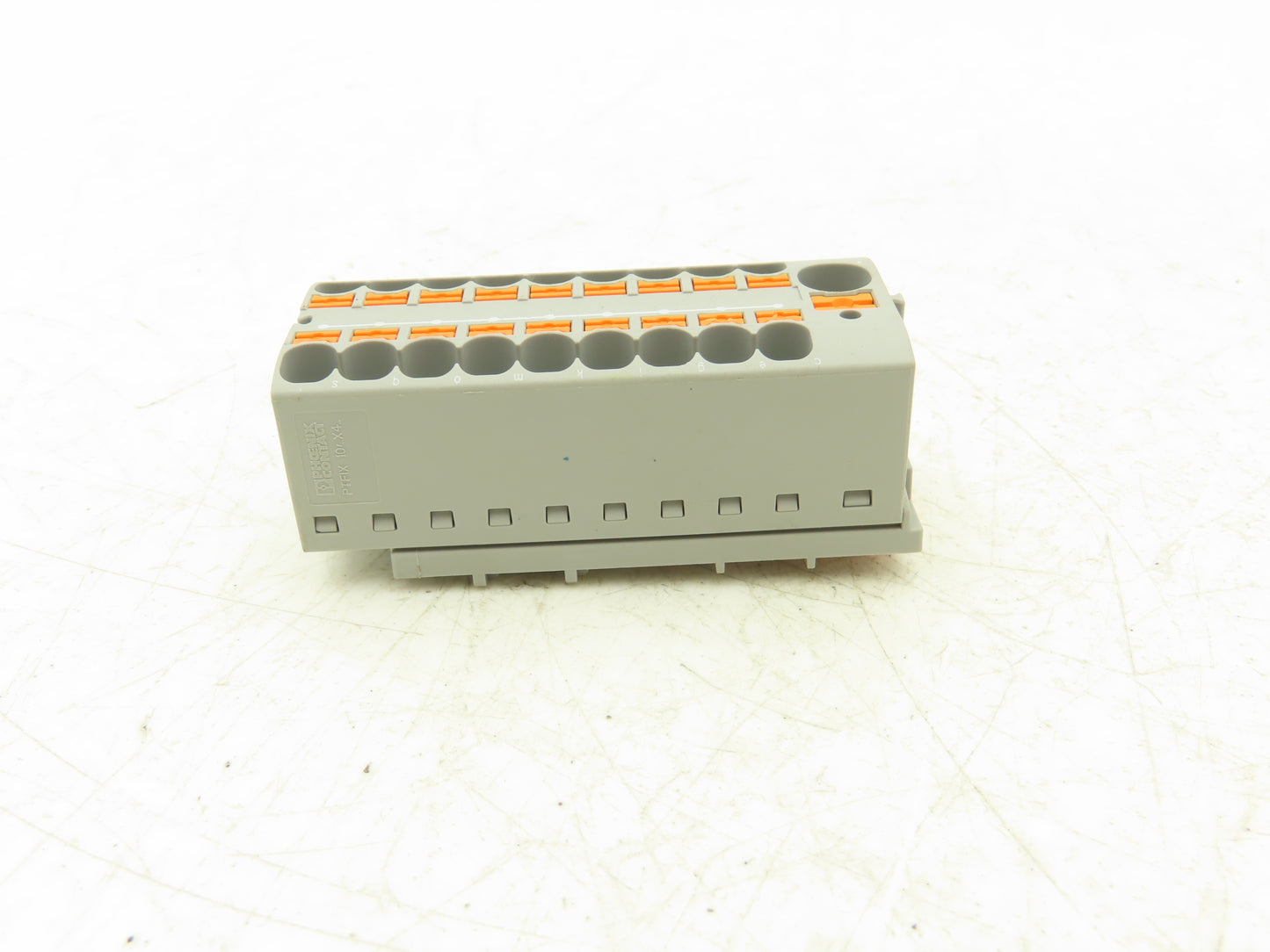 Phoenix Contact PTFIX-NS15/35 Terminal Block Gray 10 Wire 10mm² to 4mm² Lot of 7