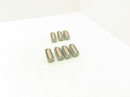 Phoenix Contact PTFIX-NS15/35 Terminal Block Gray 10 Wire 10mm² to 4mm² Lot of 7