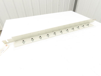 Hytrol BPC/HSS 37" Belt Conveyor Inline Transition Slide Rail Grey 42"OAL