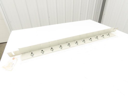 Hytrol BPC/HSS 37" Belt Conveyor Inline Transition Slide Rail Grey 42"OAL