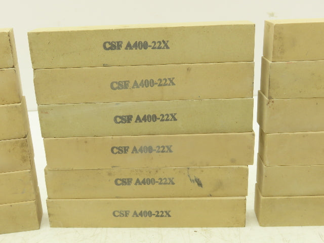 Norton CSF A400-22X Fine Crystalon Stone Sharpening/Finishing Lot of 35