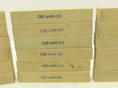 Norton CSF A400-22X Fine Crystalon Stone Sharpening/Finishing Lot of 35