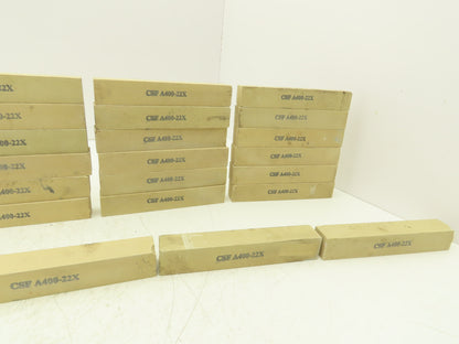 Norton CSF A400-22X Fine Crystalon Stone Sharpening/Finishing Lot of 35