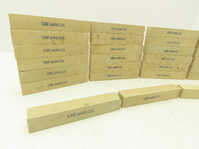 Norton CSF A400-22X Fine Crystalon Stone Sharpening/Finishing Lot of 35