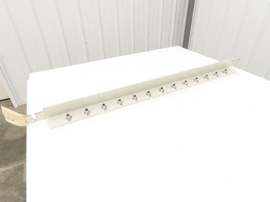 Hytrol BPC/HSS 43" Belt Conveyor Inline Transition Slide Rail Grey 48"OAL