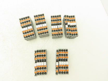 Phoenix Contact PT 6-QUATTRO Terminal Block 4 Wire Gray 1000V 6mm² Lot of 30