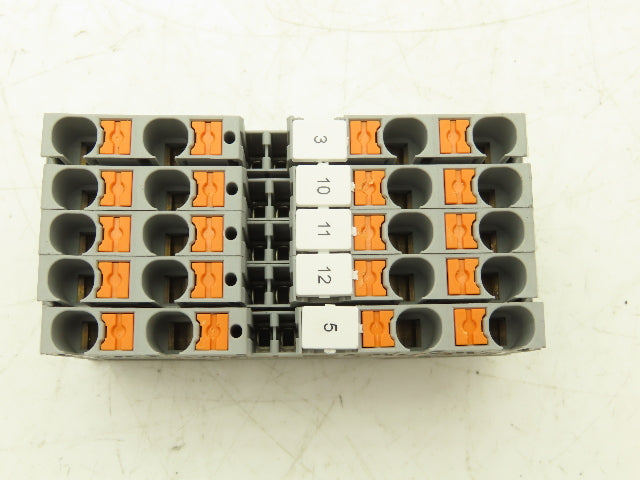 Phoenix Contact PT 6-QUATTRO Terminal Block 4 Wire Gray 1000V 6mm² Lot of 30
