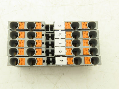 Phoenix Contact PT 6-QUATTRO Terminal Block 4 Wire Gray 1000V 6mm² Lot of 30