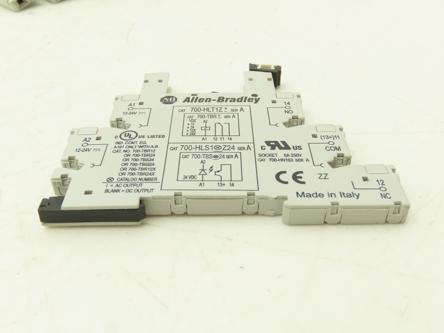 Allen-Bradley 700-HLT1Z Terminal Block Relay 700-TBR24 Ser A 24V Coil Lot of 9